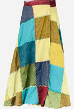 Load image into Gallery viewer, Patchwork cotton skirt