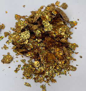 Gold holographic Foil Flakes