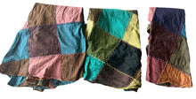 Load image into Gallery viewer, Patchwork cotton skirt