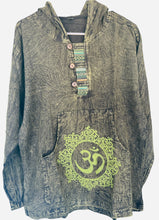 Load image into Gallery viewer, Boho green pullover hoodie