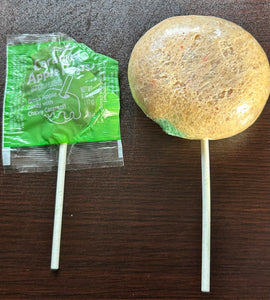 Caramel apple pops (freeze dried)