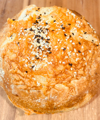 Everything bagel Cheddar Sourdough Bread