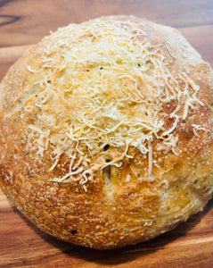 Italian 3 Cheese Sourdough Bread