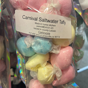 Saltwater taffy (freeze dried)