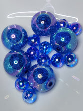 Load image into Gallery viewer, Blue Oil-slick Crackle ocbgb19