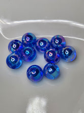 Load image into Gallery viewer, Blue Oil-slick Crackle ocbgb19