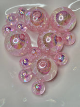 Load image into Gallery viewer, Pink Oil-slick Crackle ocbgb24