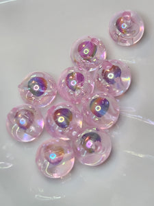 Pink Oil-slick Crackle ocbgb24