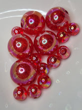 Load image into Gallery viewer, Red Oil-slick Crackle ocbgb25