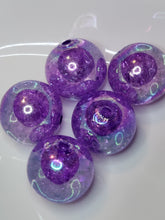 Load image into Gallery viewer, Dark Purple Oil-slick Crackle ocbgb22