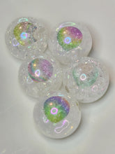 Load image into Gallery viewer, White Oil-slick Crackle ocbgb30