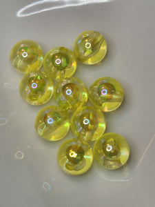 Light Yellow Oil-slick Crackle ocbgb27