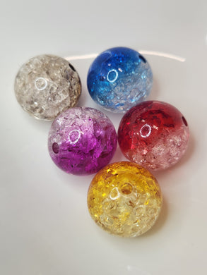 Mixed/clear Crackle cbgb39