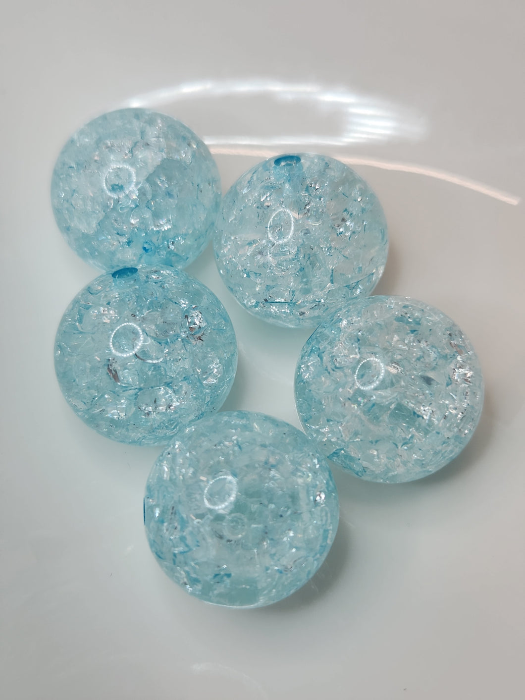 Light Blue Crackle cbgb42
