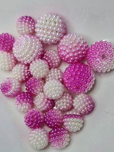Pink/White pearls pbgb62