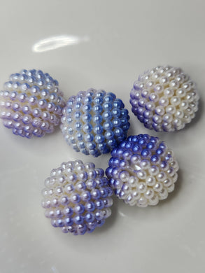 Purple/white pearls pbgb64