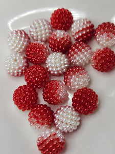 Red/white pearls pbgb69