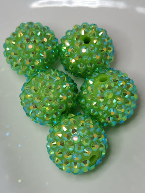 Green Rhinestone rbgb82