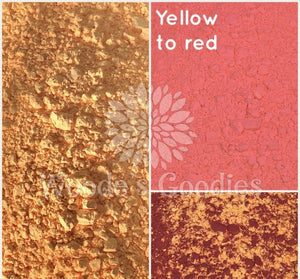 Yellowish to Red UV