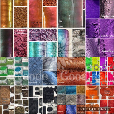 Micas, Chameleons, Neon Pigments, & Eco Glitter