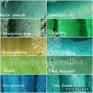 Neon Green Mica Cosmetic Grade Pigment Powder – That Glitter Supplier