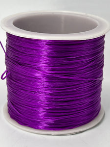 Elastic beading thread