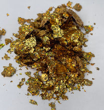 Load image into Gallery viewer, Gold holographic Foil Flakes