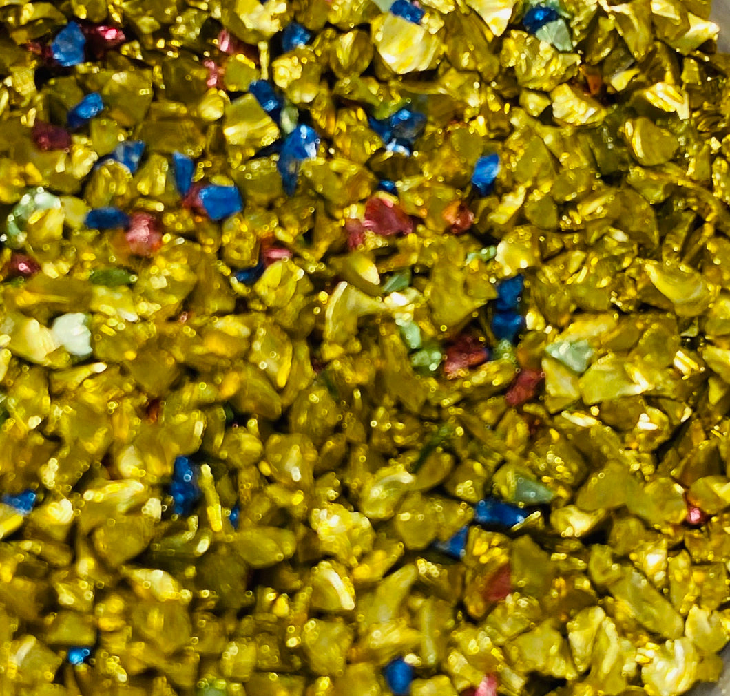 Crushed Treasure Glass