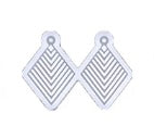Rhombus Earring Set