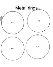 Load image into Gallery viewer, Round metal dream catcher rings