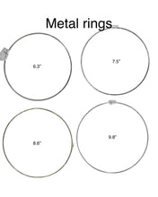 Load image into Gallery viewer, Round metal dream catcher rings