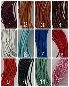 Leather cording