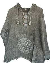 Load image into Gallery viewer, Boho Black pullover hoodie