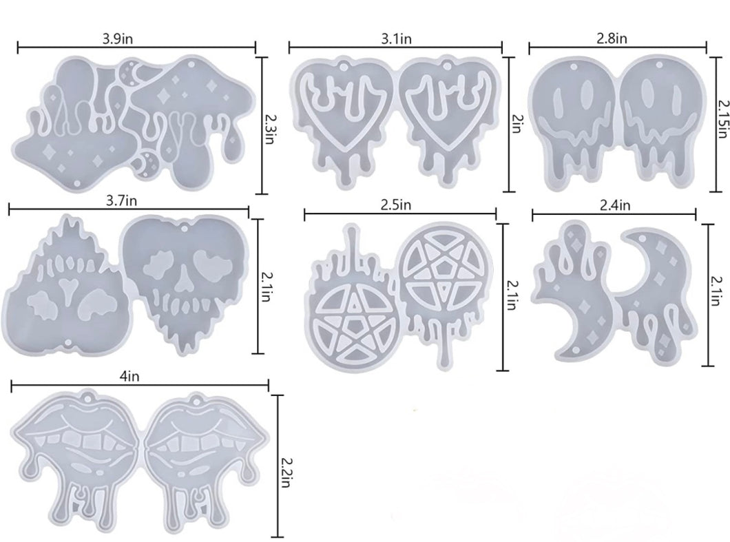 Earring molds (Halloween)