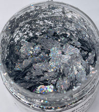 Load image into Gallery viewer, Silver holographic Foil Flakes