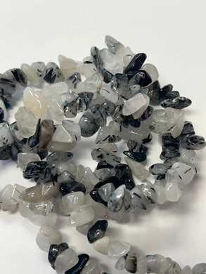 Black rutilated quartz