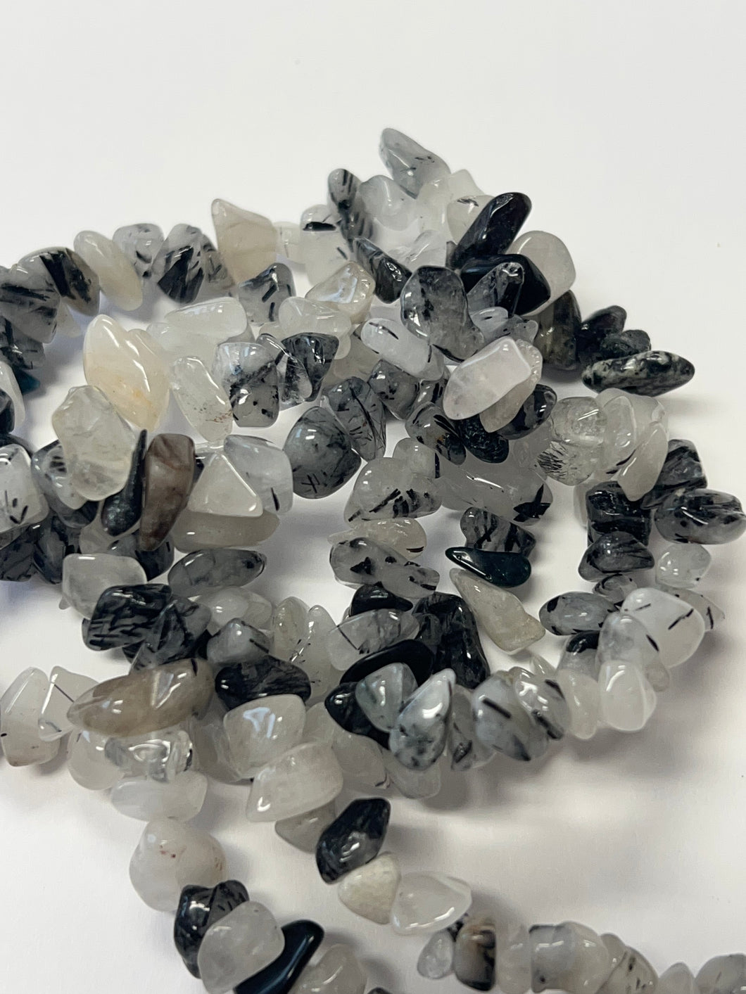 Black rutilated quartz