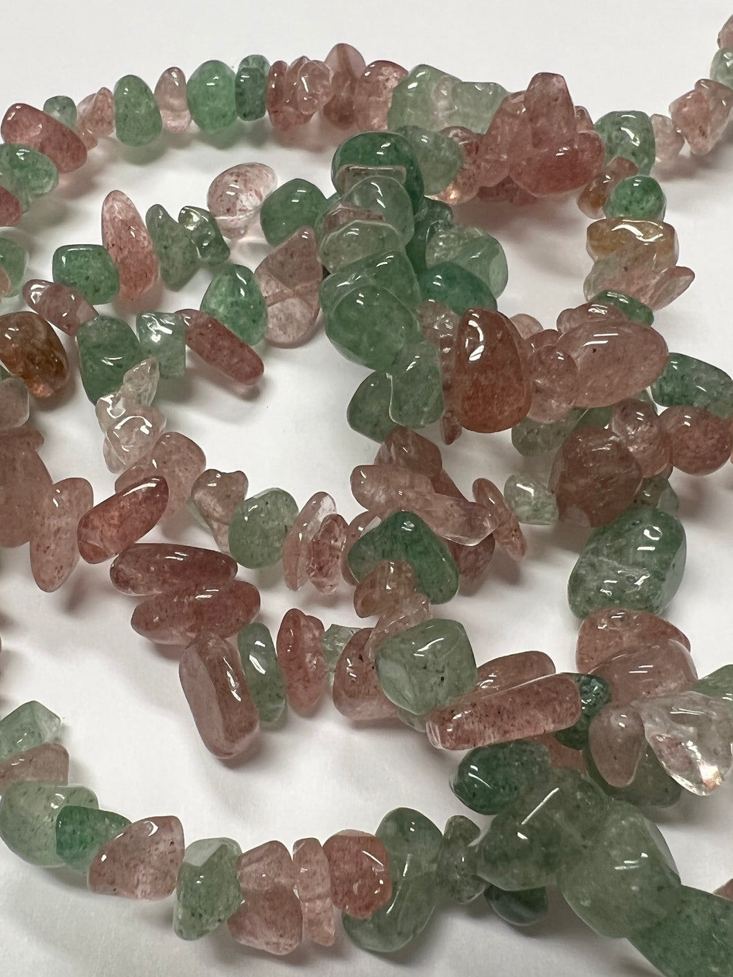 Strawberry quartz (red&green)