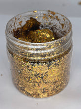 Load image into Gallery viewer, Gold holographic Foil Flakes