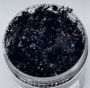 Black/Blue Foil Flakes