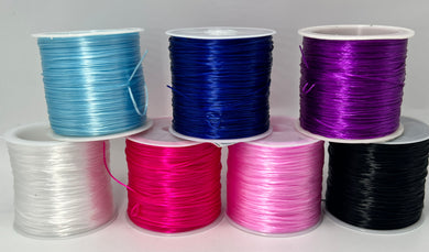 Elastic beading thread
