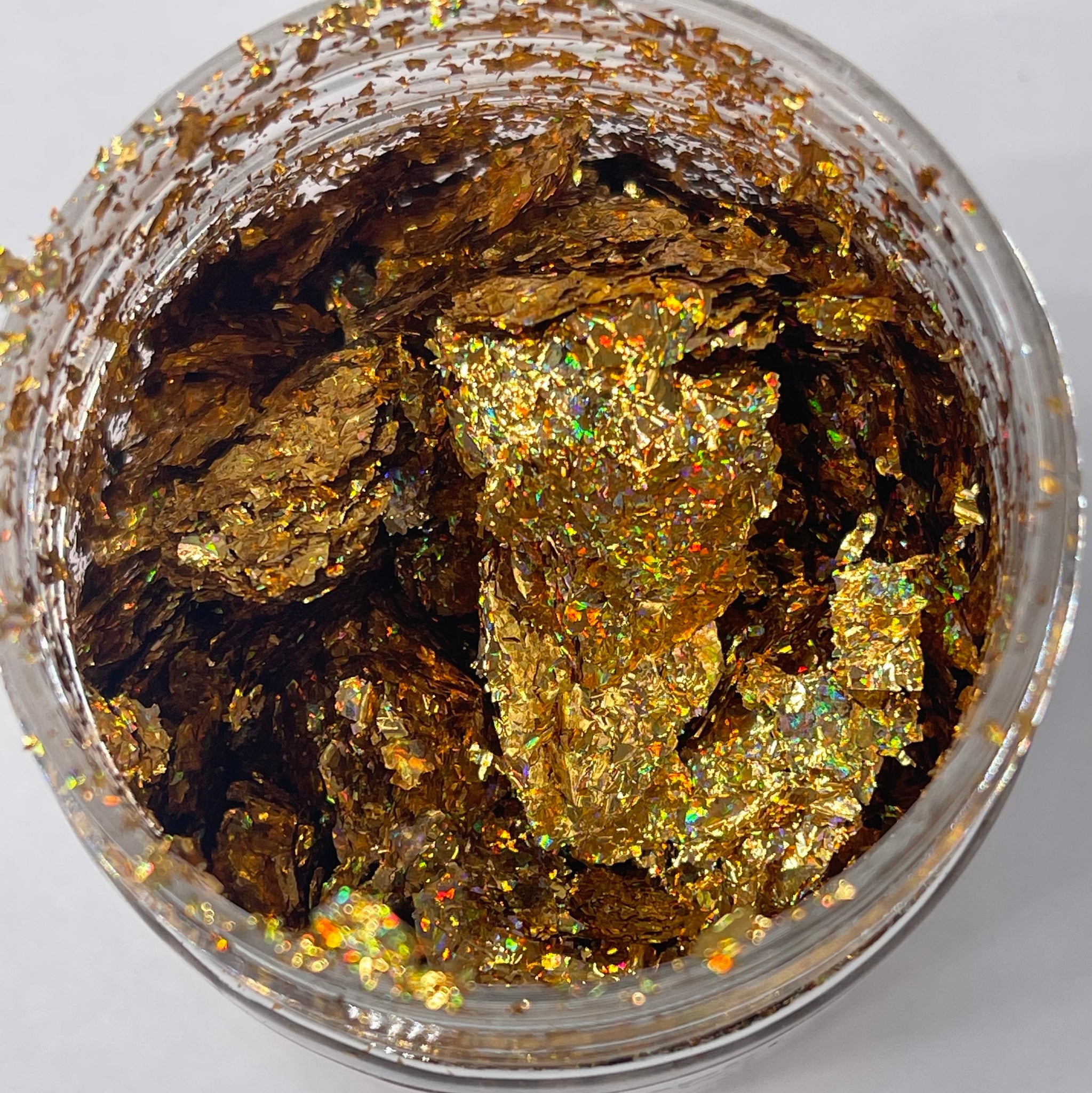 Gold holographic Foil Flakes –